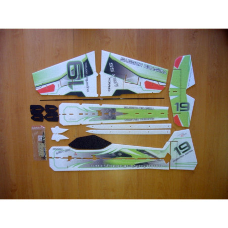 Avion RC Factory Crack Yak 'SuperLite series' vert env.0.80m - FLASH RC