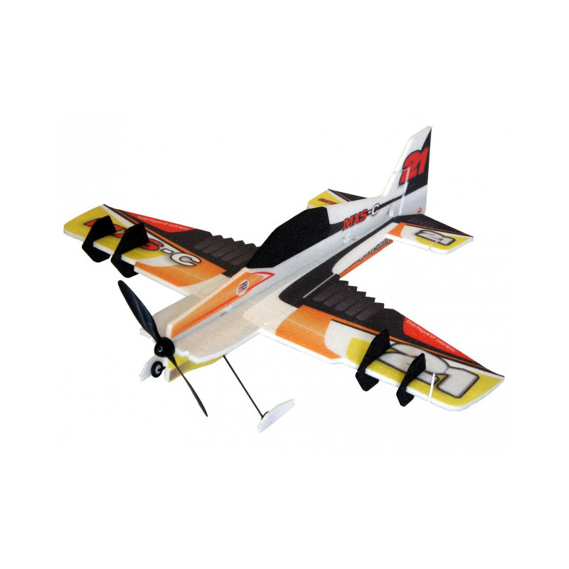 RC-Flugzeug Factory MXS-C gelb 'Backyard Series' ca.0.80m- FLASHRC