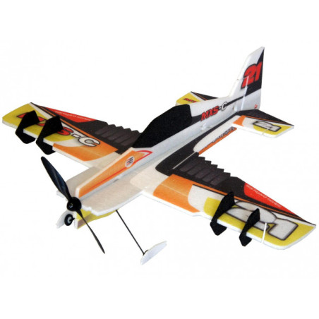 Avion RC Factory MXS-C jaune 'Backyard Series' env.0.80m - FLASH RC