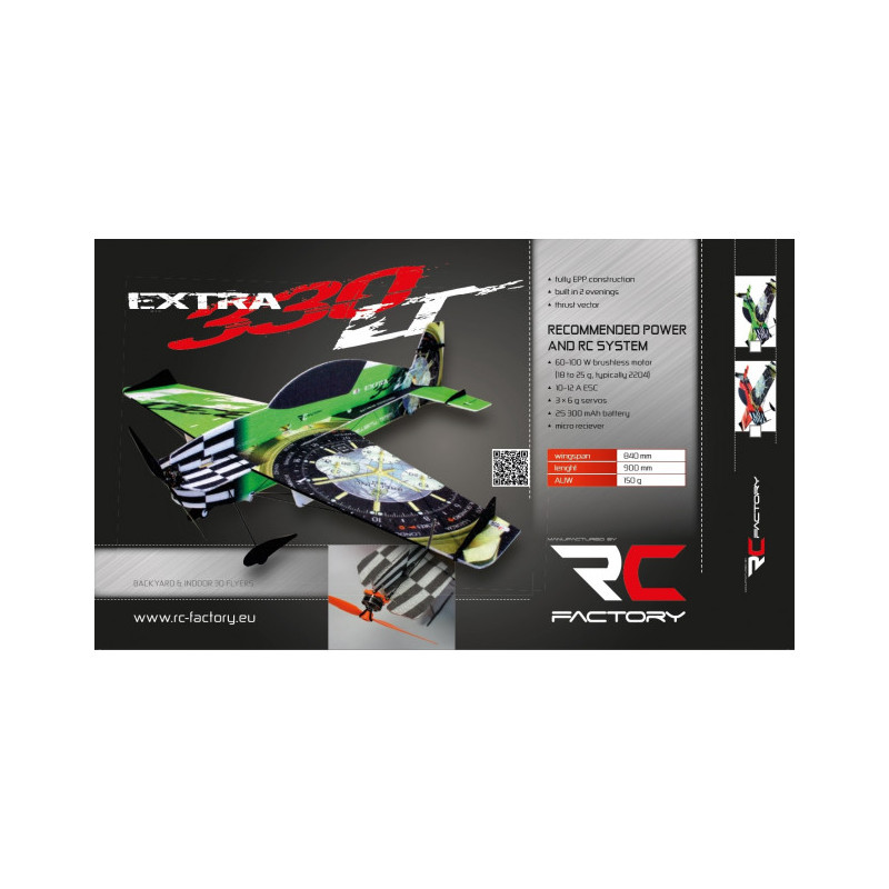 Avion RC Factory Extra 330 'Superlite Series' rouge env.0.84m - FLASH RC