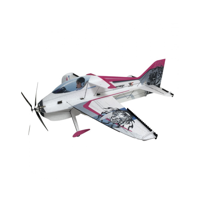 Avión RC Factory Synergy rosa - aprox.0.84m- FLASH RC
