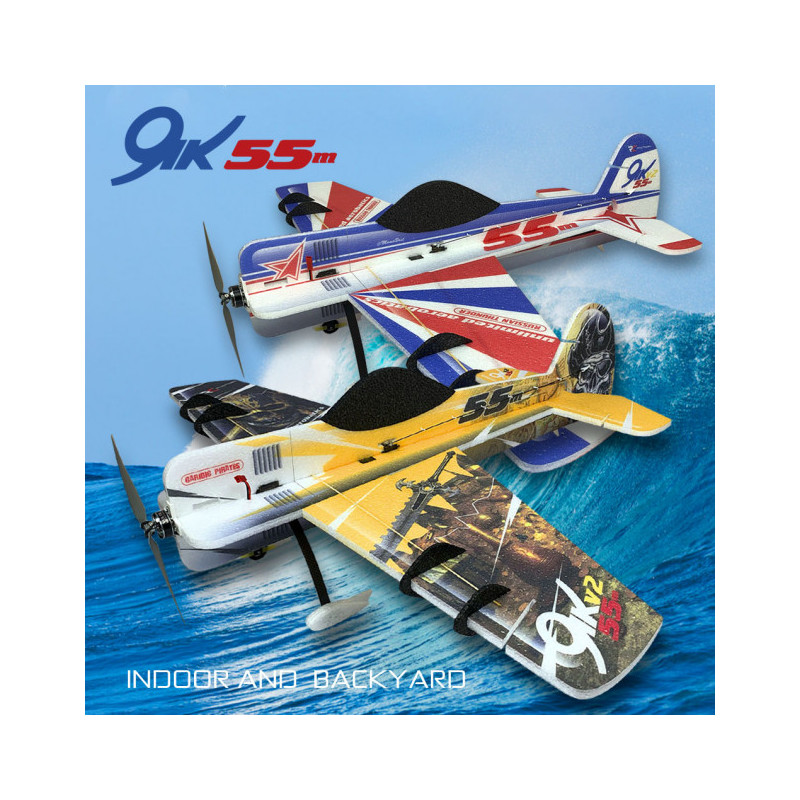 Avion RC Factory Crack Yak 55 'Backyard Series Jaune env.0.80m - FLASH RC