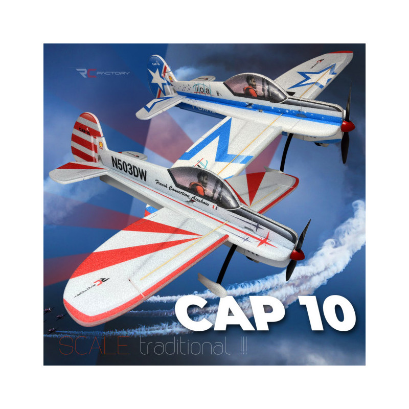 Aereo RC Fabbrica Cap 10 circa 0,81m- FLASH RC