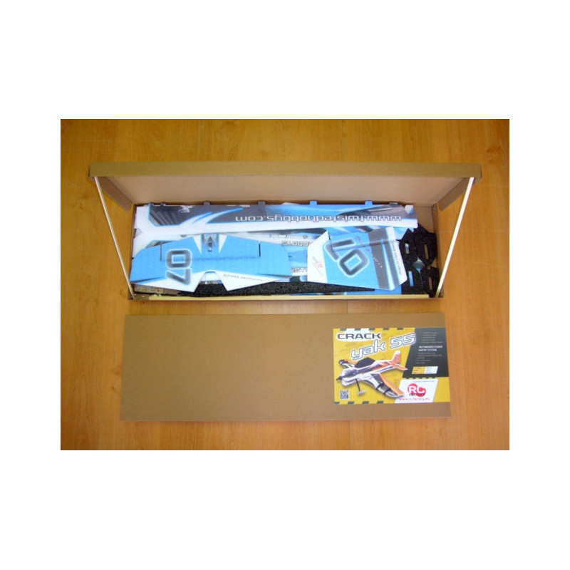 RC Plane Factory Crack Yak 55 'Backyard Series' dorado aprox.0.80m- FLASH RC