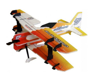 Factory Crack Pitts 'Mini Series' naranja/amarillo Avión RC aprox.0.60m- FLASH RC
