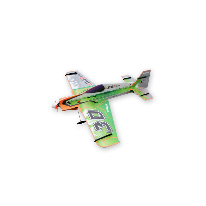 Aeroplano Hacker modalità Edge 540 V4.0 TOXIC verde ARF circa 0,84m