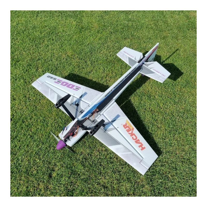 Airplane Hacker model Edge 540 Race Violet ARF approx.1.20m- FLASH RC