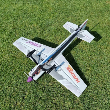 Flugzeug Hacker Modell Edge 540 Race Violett ARF ca.1.20m- FLASH RC