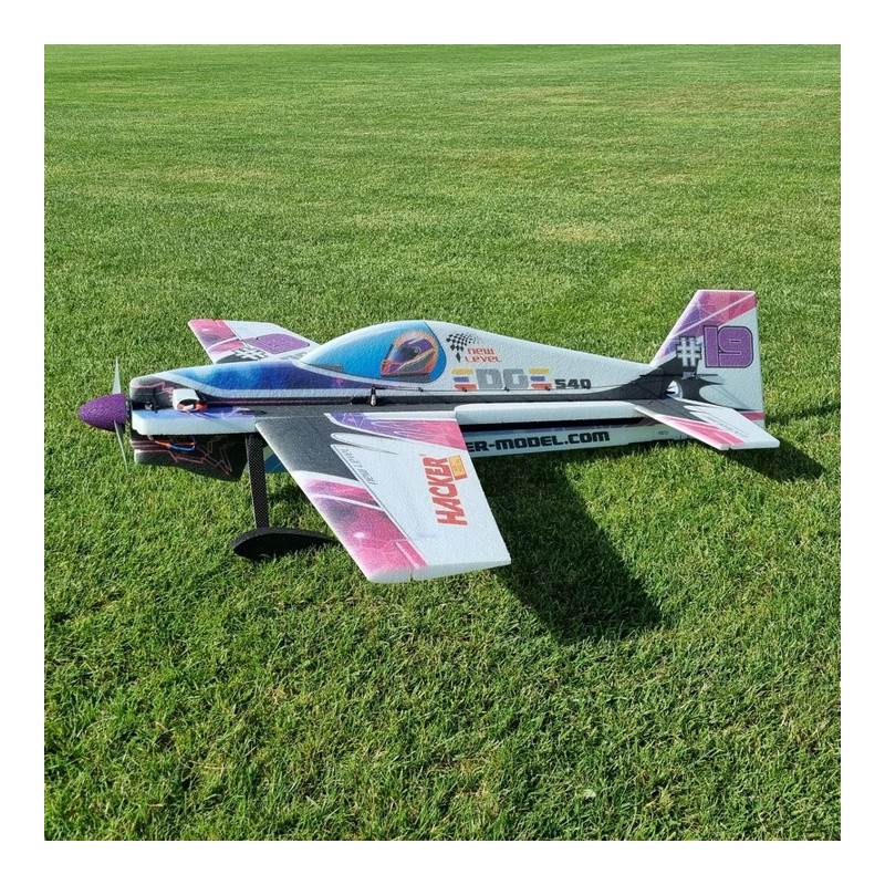Avion Hacker model Edge 540 Race Violet ARF env.1.20m - FLASH RC