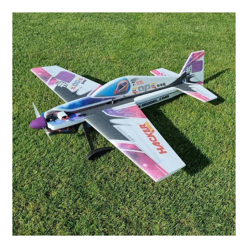 Aeromodello Hacker Edge 540 Race Violet ARF circa 1,20m- FLASH RC