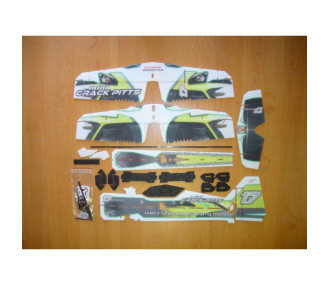 RC Factory Crack Pitts 'Mini Series' verde/nero circa 0,60m- FLASH RC 2