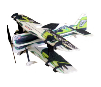 Avion RC Factory Crack Pitts 'Mini Series' vert/noir env.0.60m - FLASH RC