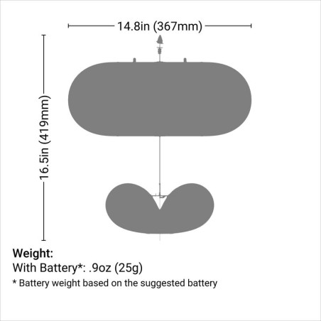 E-Flite UMX Ultra Night Vapor RTF ca.0.37m