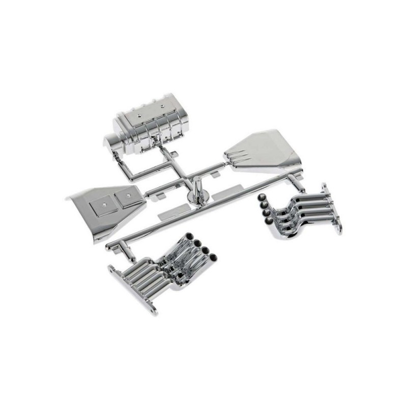 Parti di ricambio per auto RC - AXIAL AX31355 Monster Truck Dettagli motore (Chrome) - FLASH RC