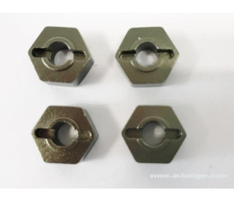 HEXAGONE DE ROUE ALUMINIUM S4  2