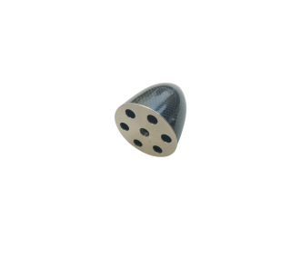 Carbonkegel mit Alu-Flansch - CONE CARBONE Ø50mm AVEC FLASQUE ALU - FLASH RC 2