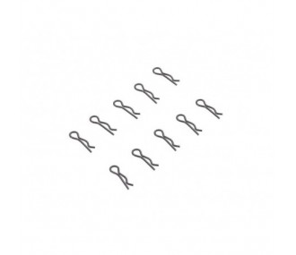 RC Car Parts - AXIAL AX31374 3mm Body Clip Black (10) - FLASH RC