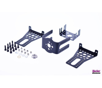 Supporto motore in metallo - Supporto motore in metallo per motore Hacker A40/A50 - FLASH RC