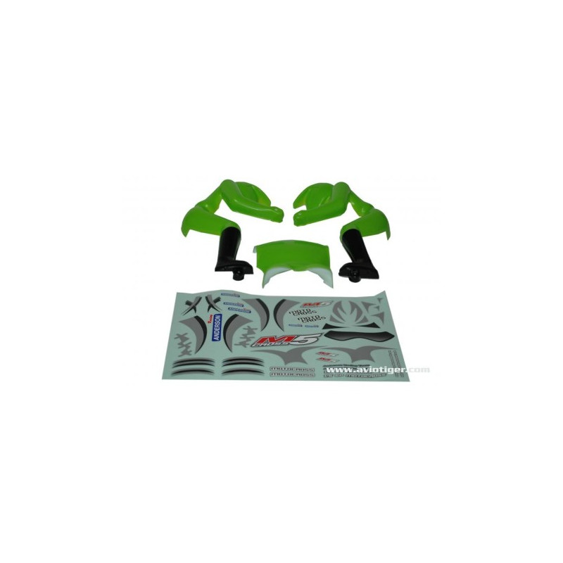 PILOTE VERT + DECO M5 - FLASH RC