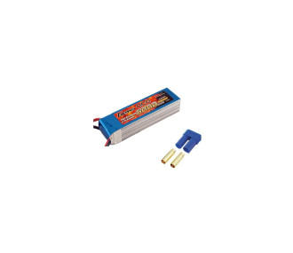 Batteries de propulsion avions RC - Batterie Gens ace lipo 4S 14.8V 5000mAh 45C EC5 - FLASH RC