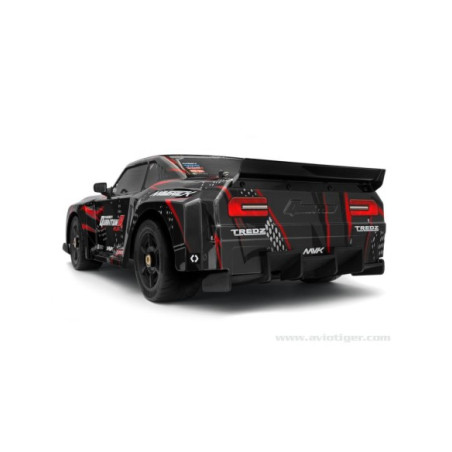 QUANTUM R FLUX 4S 4X4 "MUSCLE" SCHWARZ ROT