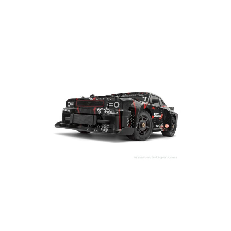 FLUSSO QUANTICO 4S 4X4 "MUSCOLARE" NERO ROSSO