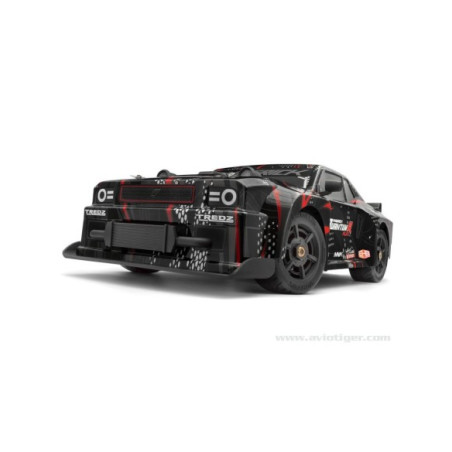 FLUSSO QUANTICO 4S 4X4 "MUSCOLARE" NERO ROSSO