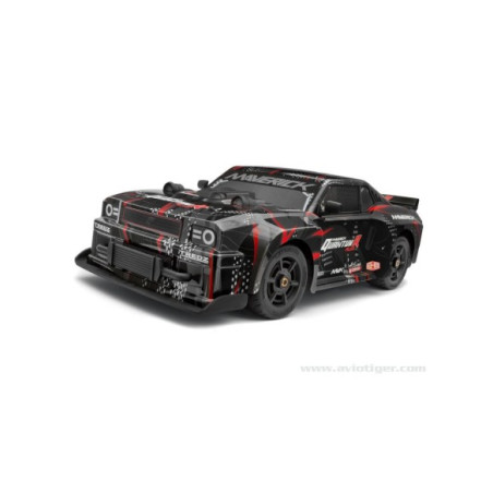FLUSSO QUANTICO 4S 4X4 "MUSCOLARE" NERO ROSSO
