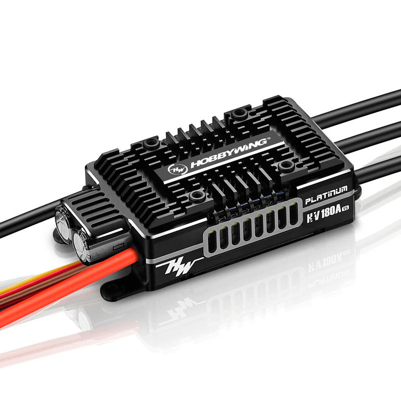 Controleur Brushless 6-14S 180A-HV SBEC Platinum Pro V5 HOBBYWING