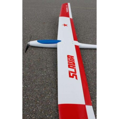 Slavia 2,3m rosso e bianco ARF TopModel CZ