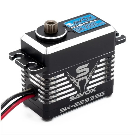 Servo numérique standard Savox SW-2293SG Brushless Waterproof (75kg / 0,11sec. 12.6V) - FLASH RC
