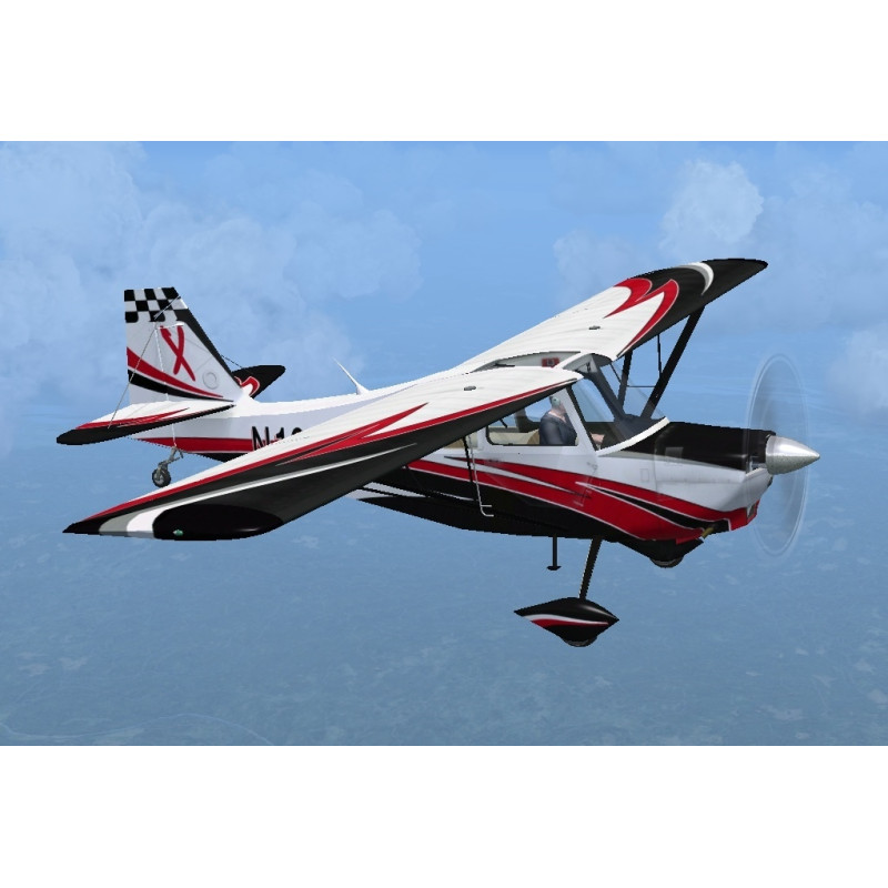 RC-Flugzeug Decathlon 107'' (2,70m) Weiß und Rot - Modell Pilot-RC - Ideal für Kunstflug und Fortgeschrittenen-Modellbau