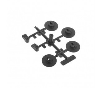 Parti di ricambio per auto RC - AXIAL AX31396 Supporto per bobina/servo del verricello - FLASH RC