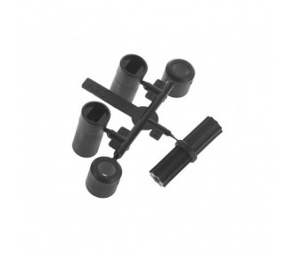RC car parts - AXIAL AX31397 WB8-HD Shorty Driveshaft - FLASH RC