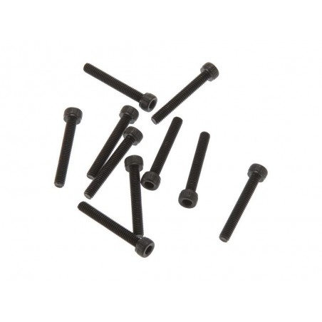 RC Car Parts - AXIAL AX31399 M2.6x18mm Cap Head Screw Black (10) - FLASH RC