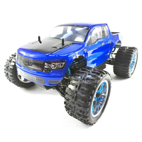 BRONTOSAURUS MONSTER TRUCK AZUL 1/10 - FLASH RC
