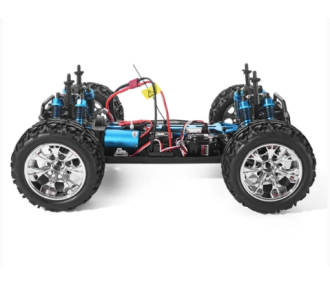 BRONTOSAURUS MONSTER TRUCK BLAU 1/10 - FLASH RC 2