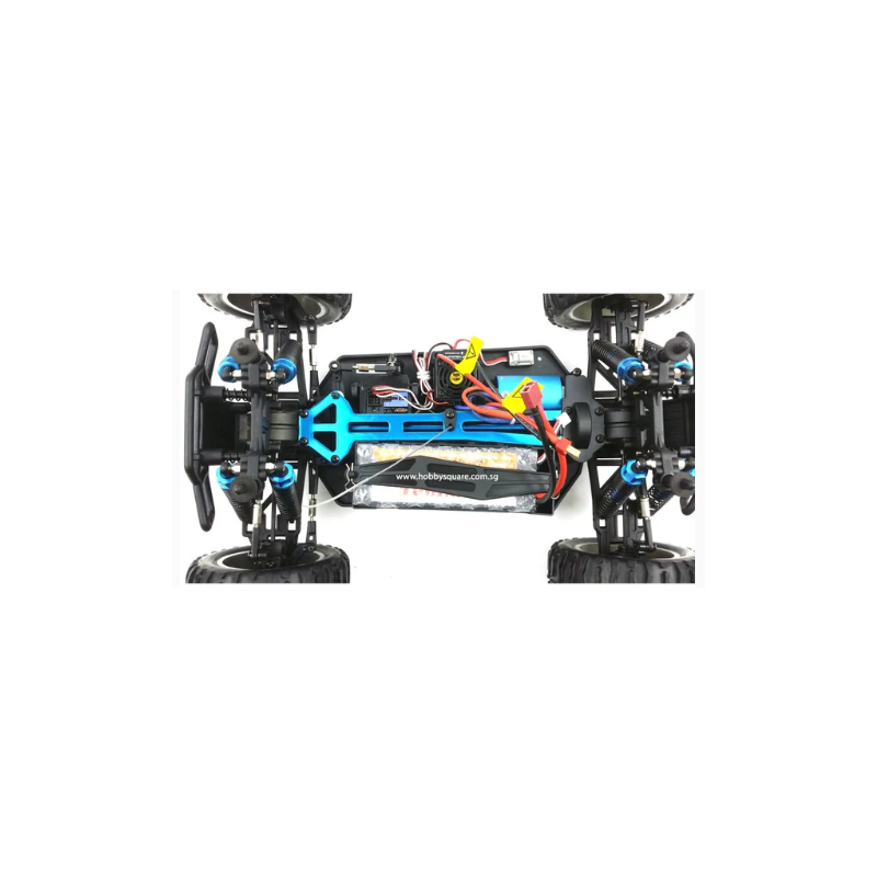 BRONTOSAURUS MONSTER TRUCK BLEU 1:10 RC MOTEUR BRUSHLESS - FLASH RC