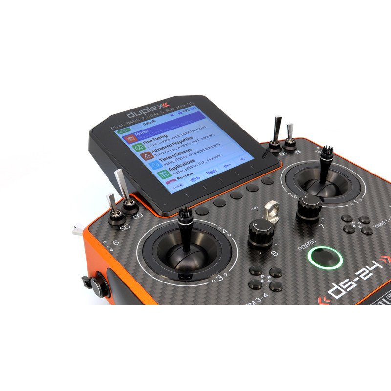 Duplex DS-24 II - Carbon Line Orange anodized