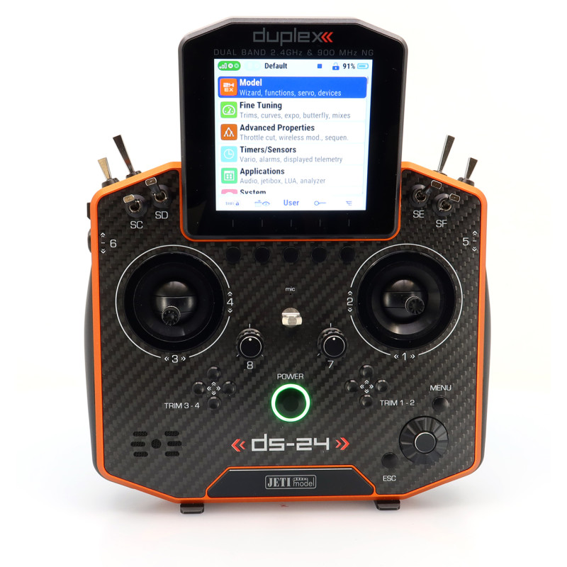 Duplex DS-24 II - Carbon Line Naranja anodizado