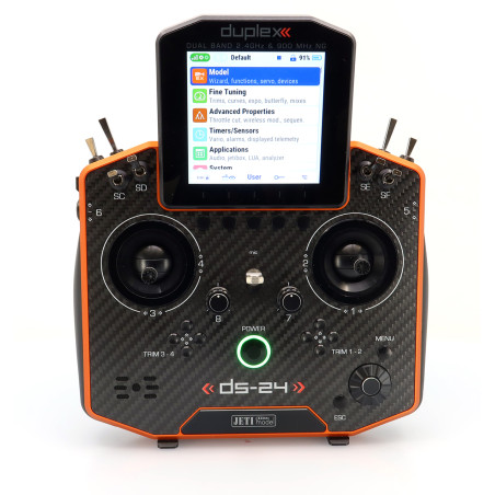 Duplex DS-24 II - Carbon Line Naranja anodizado