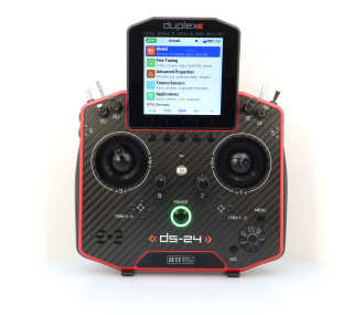 Duplex DS-24 II - Linea carbonio laccato rubino