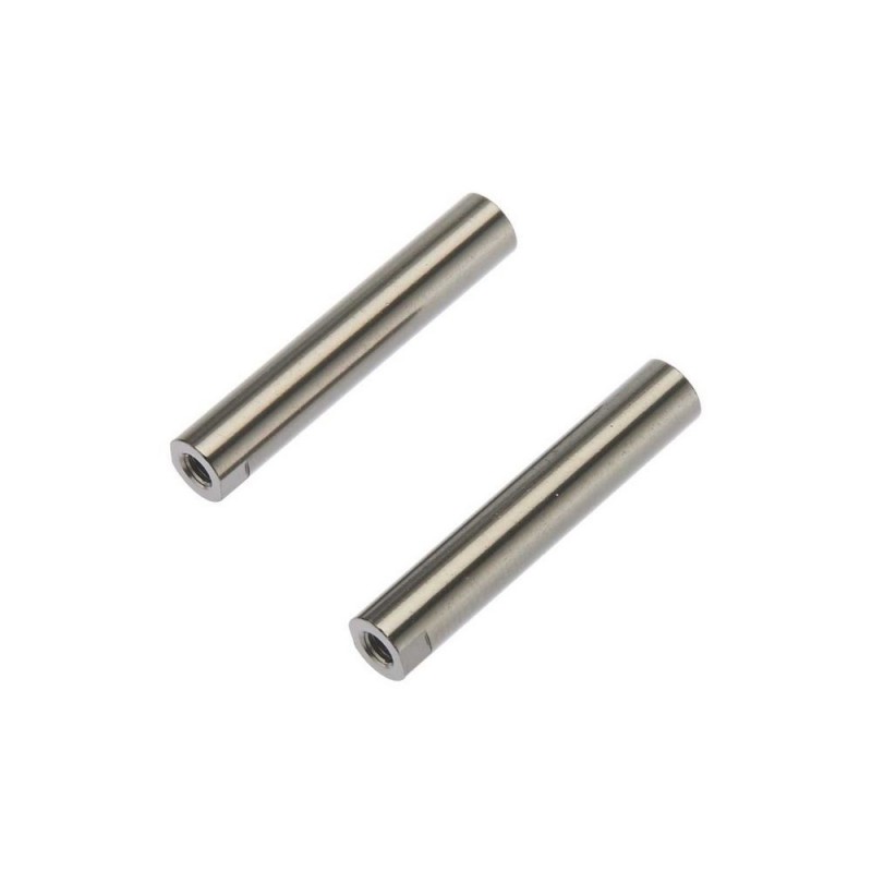 AXIAL AX30517 Threaded Aluminum Pipe 6x33mm Grey (2) - FLASH RC