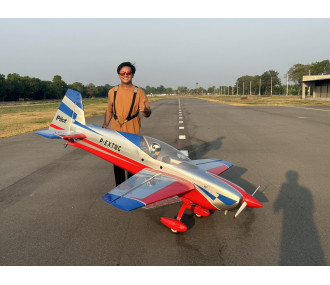 Avion Voltige EXTRA NG 78" - (wingspan 1,97m) - red blue silver