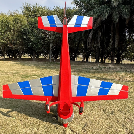 Avion Voltige EXTRA NG 78" - (wingspan 1,97m) - red blue silver