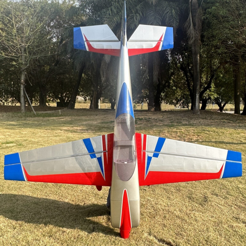 Avion Voltige EXTRA NG 78" - (wingspan 1,97m) - red blue silver