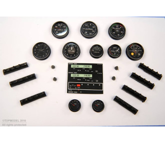 KIT DE CONSTRUCCIÓN DEL CUADRO DE INSTRUMENTOS SUKHOI 26-31 1:4