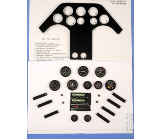 KIT CONSTRUCTION INSTRUMENT PANEL SUKHOI 26-31 1:4 2