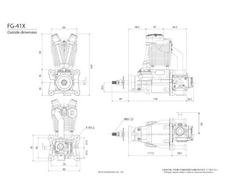 Saito FG-41 X motor 2