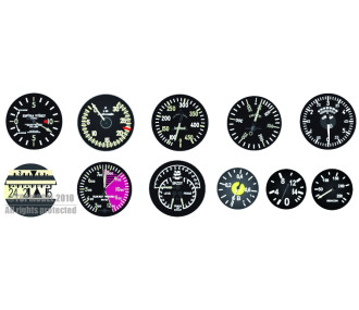 CZECH AIRCRAFT INSTRUMENT SET 30'S 1:4